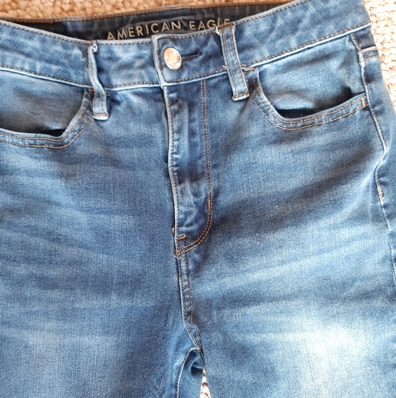 American Eagle Super Hi Rise Jegging Jeans size 4 Short - Picture 5 of 16